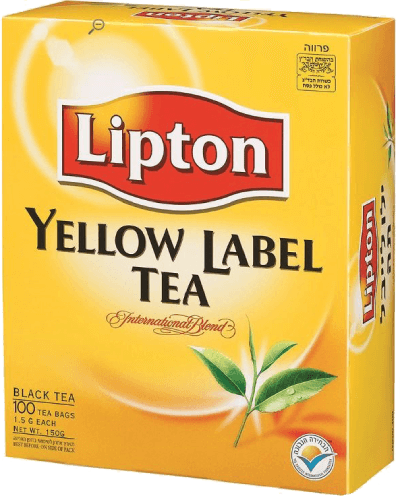 תה ליפטון 1.5 גרם 100 יחידות 